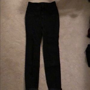 American eagle high waisted black jeggings